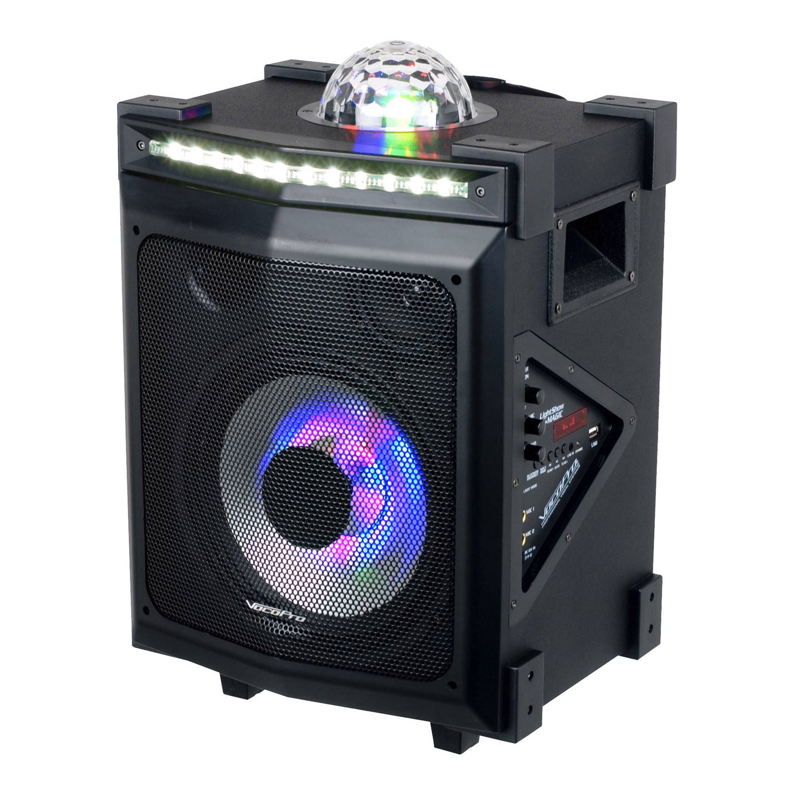 VocoPro LightShow 100W Portable Karaoke System