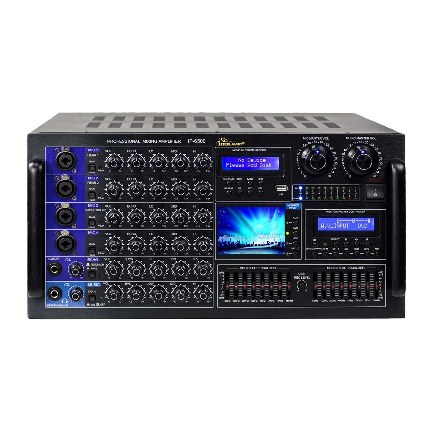 IDOLmain IP-6500 Karaoke Mixing Amplifier