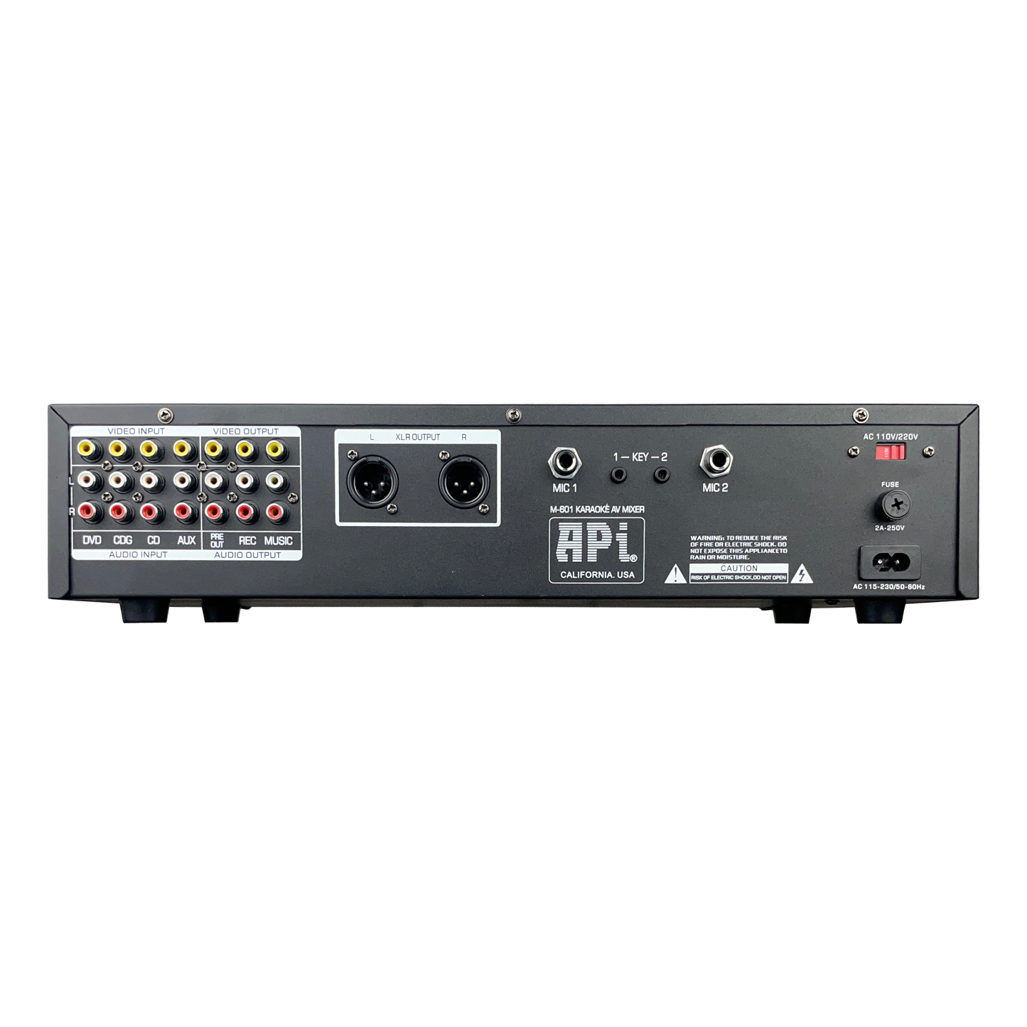APi M-601 Rack Mountable Professional Karaoke AV Mixer