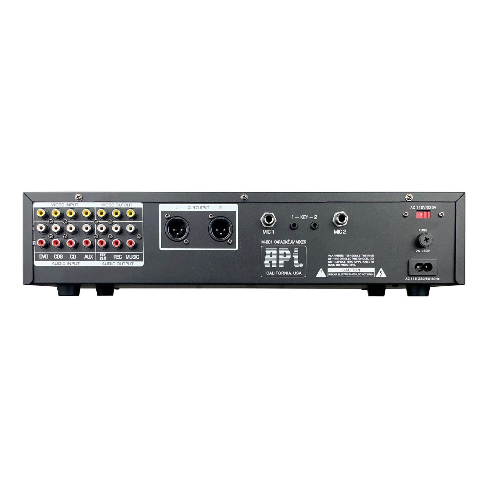 APi M-601 Rack Mountable Professional Karaoke AV Mixer