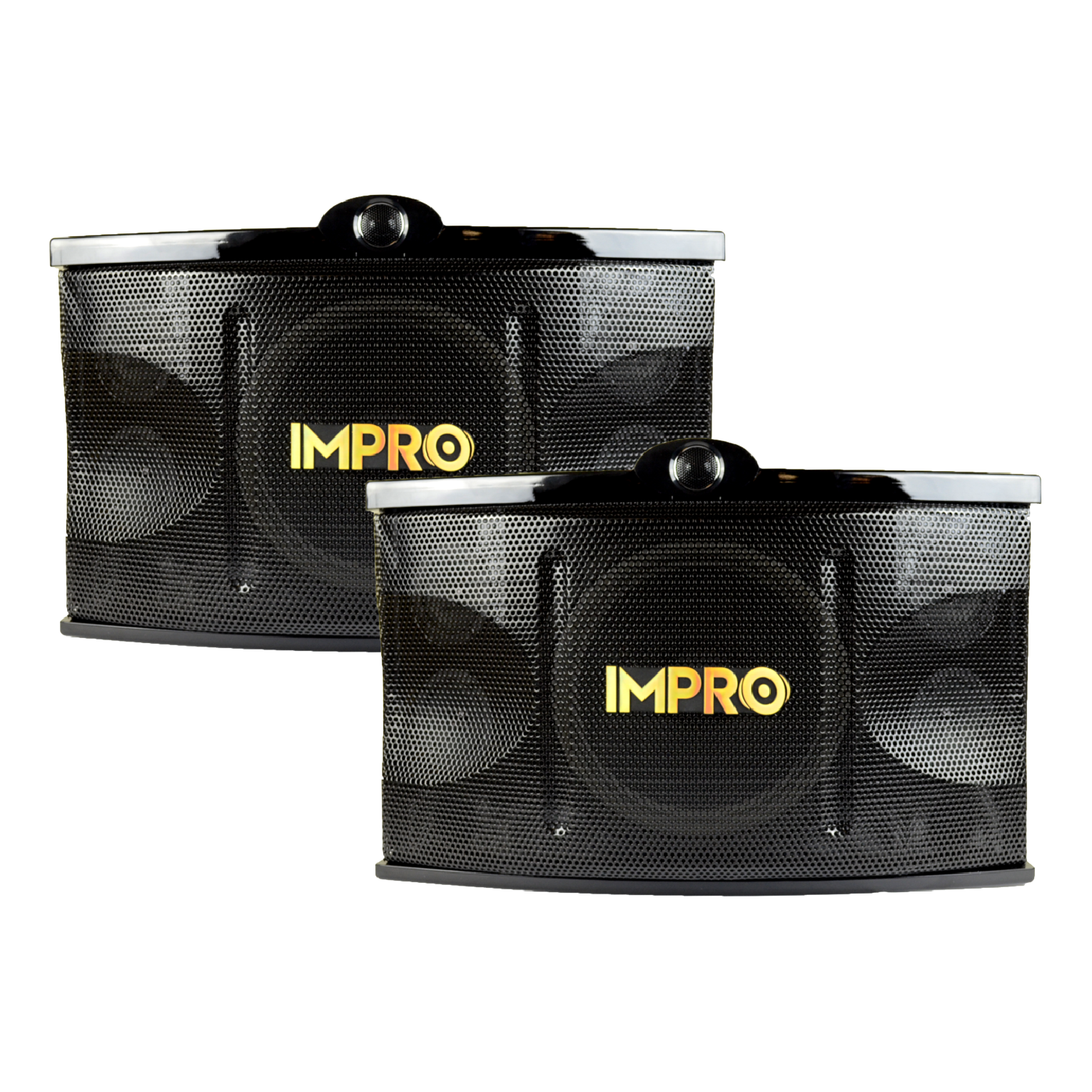 ImPro House Party Bundle with Mixing Amplifier, Speakers, Microphones, and Accessories (5 Items)