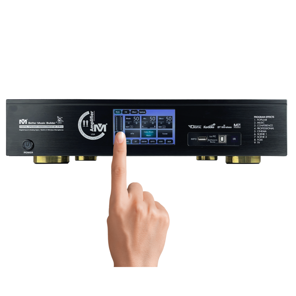 Better Music Builder M-7 Pro 1200W Digital Speaker Management Amplifier