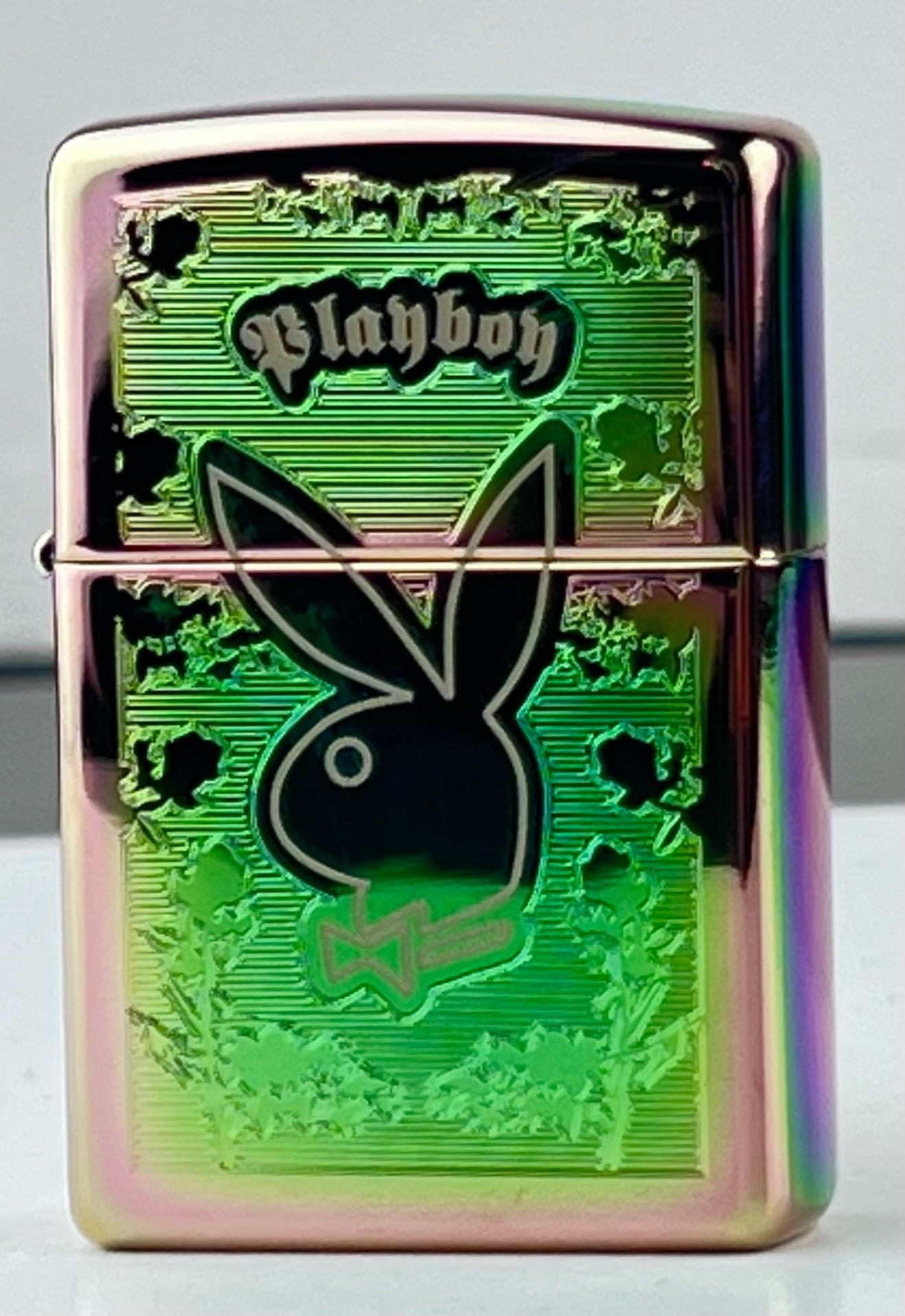 Zippo 151 Playboy Bunny Spectrum Chrome