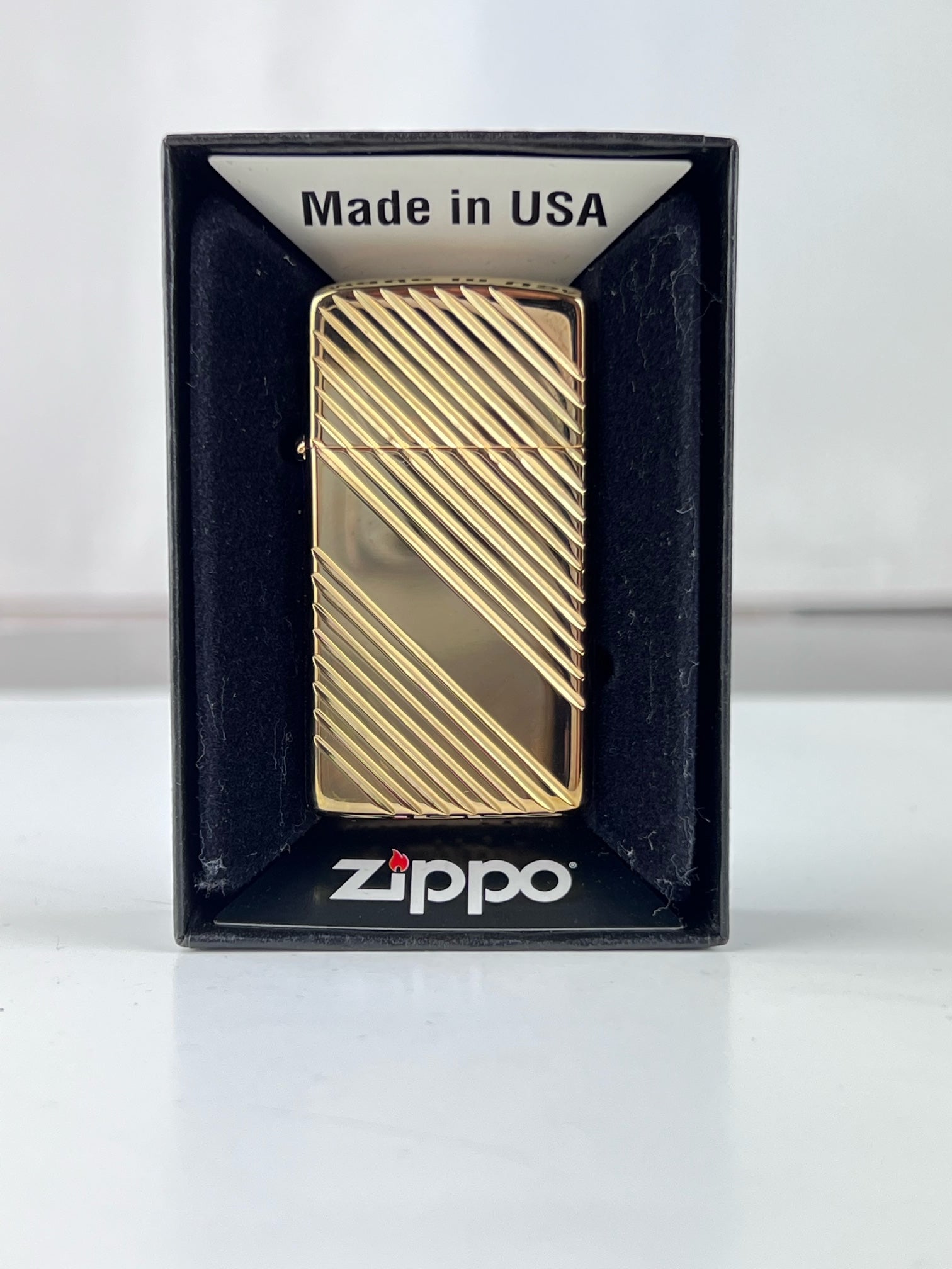 Zippo 3100 Slim Gold Plated Classic