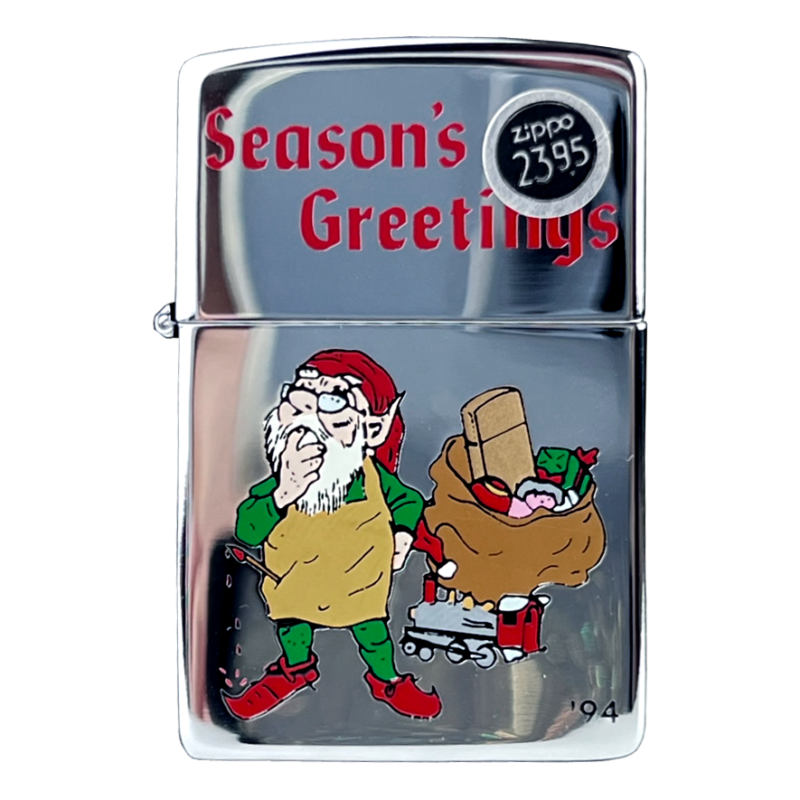 Zippo 271 1994 Elf Seasons Greetings With Original Gift Box
