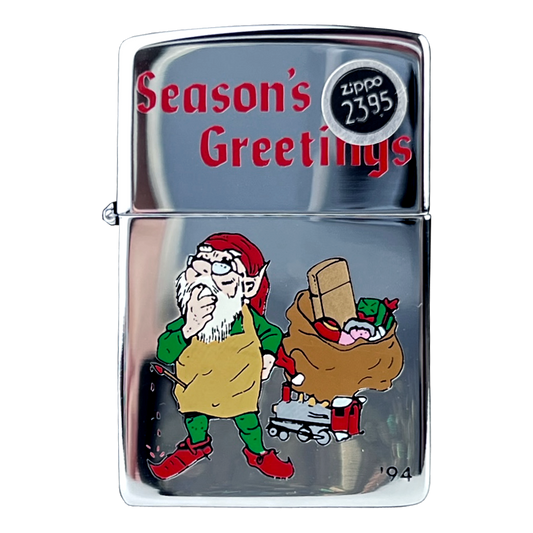 Zippo 271 1994 Elf Seasons Greetings With Original Gift Box