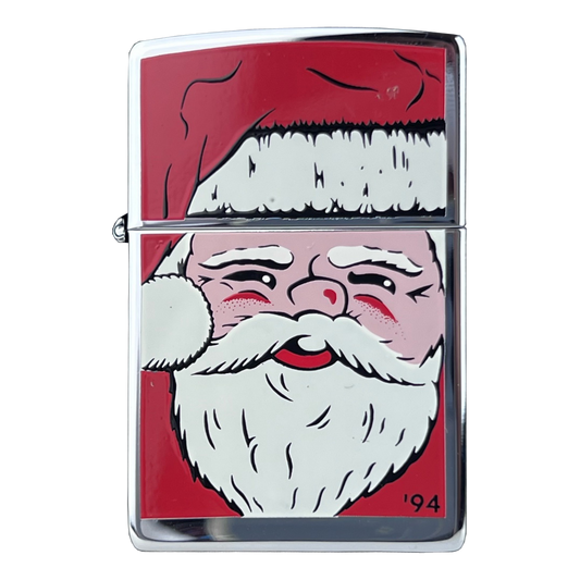 Zippo 272 1994 Santa Claus Seasons Greetings With Original Gift Box