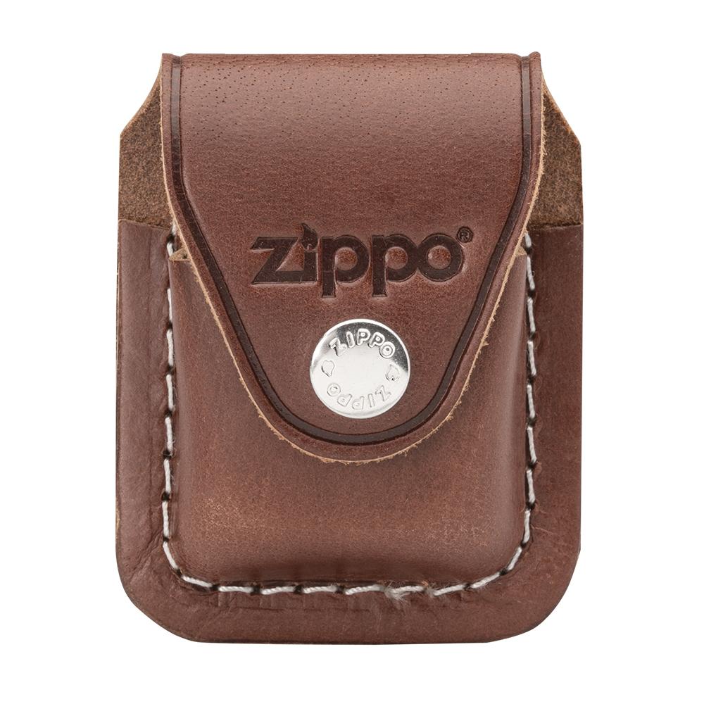 Zippo Brown Leather Loop Lighter Pouch LPCB Belt Loop