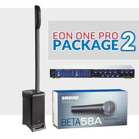 Eon One Pro Package 01: Eon-One-Pro + DA-1055 + SM58S