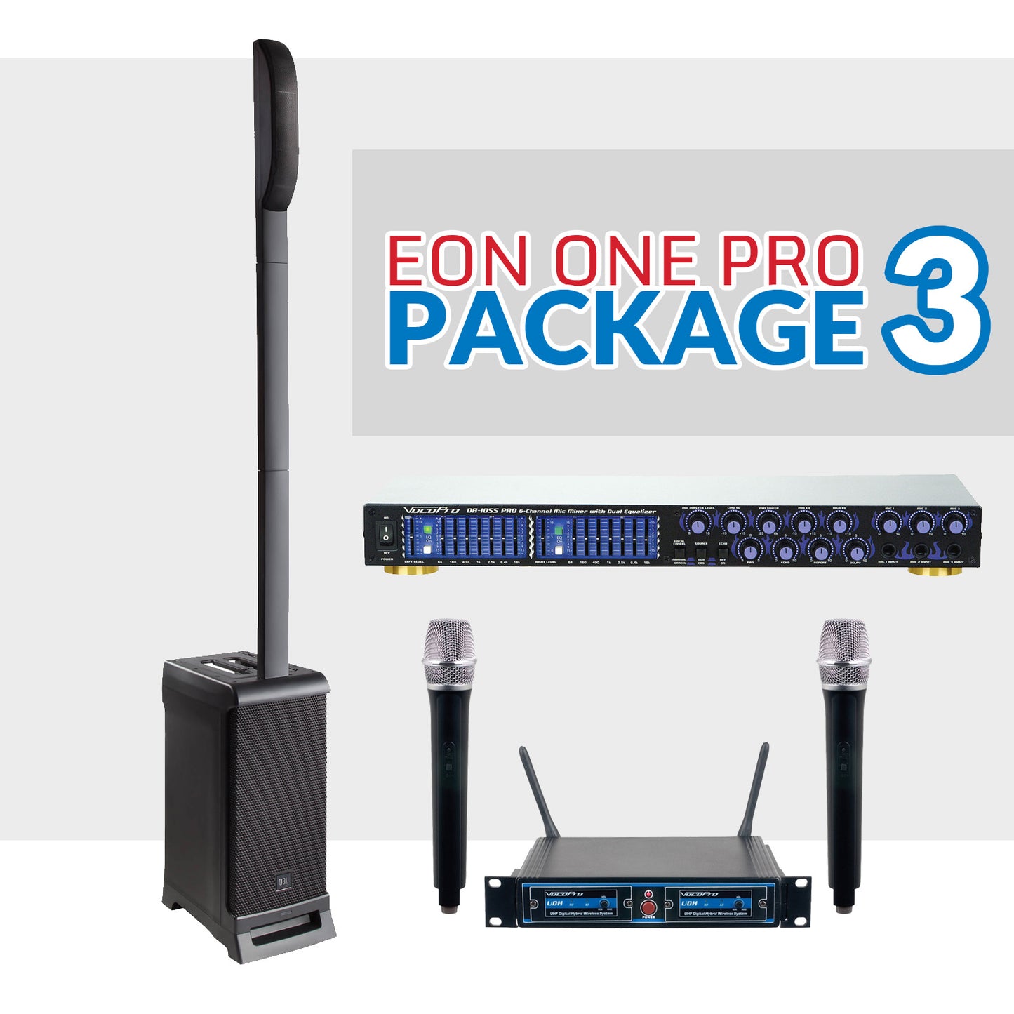 Eon One Pro Package 03: Eon-One-Pro + DA-1055 + UDH-Dual-H