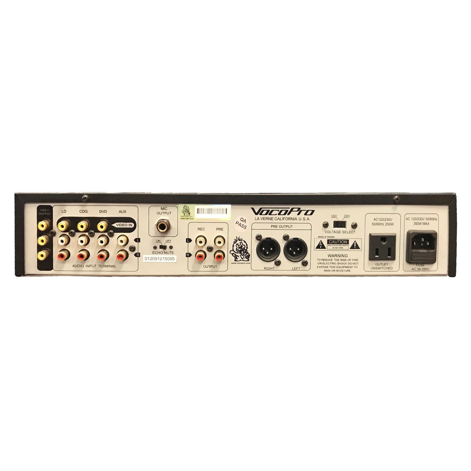 VocoPro DA-2808VE Karaoke Mixer with Optical Input for Smart TV Karaoke