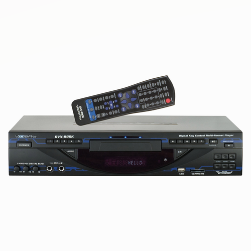 VocoPro DVX-890 Pro Multi-Format USB/DVD/CD+G Player