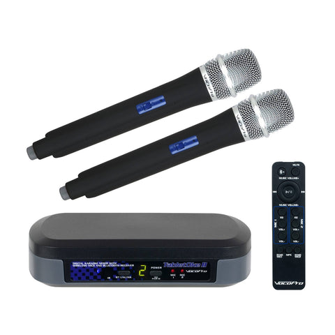 VocoPro VHF-3300 Dual Wireless Rechargeable Mic System