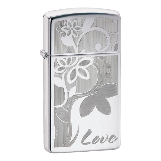 Zippo 24816 Slim Love Flower