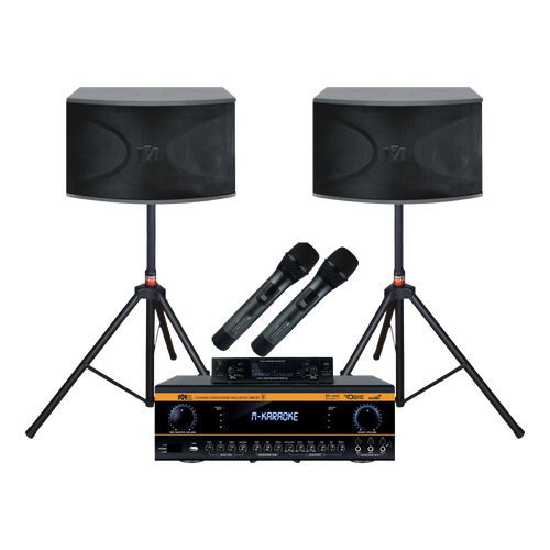 Better Music Builder Bundle with Mixing Amplifier, Speakers, Microphones, and Accessories (5 Items)