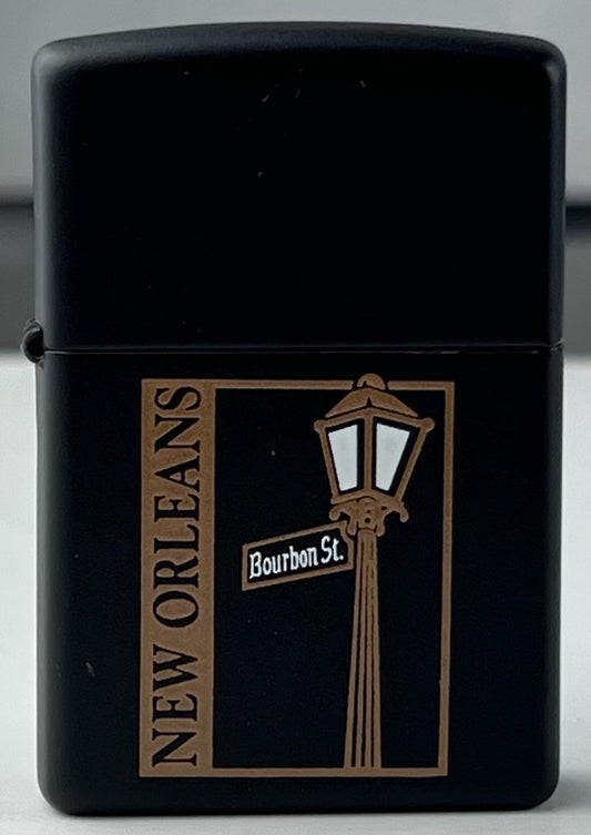 Zippo Custom Black Street Lamp New Orleans